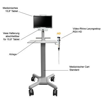 Preview: orlvision FEES Standard Max HD Bundle – Hochauflösende Endoskopie für HNO & Logopädie